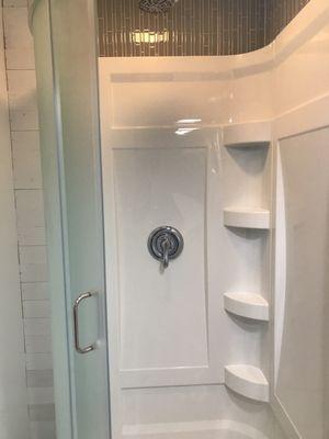 Showers with rainfall head