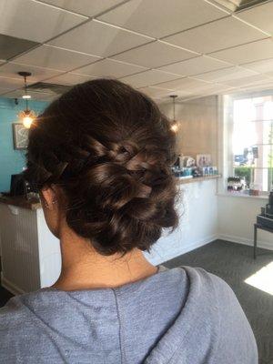 My wedding hair-GORG!