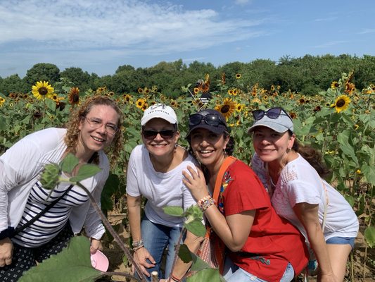 Friends enjoying the day.