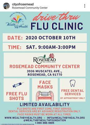 Free flu shots