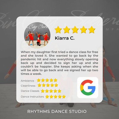 More and more parents and students are loving our dance studio! Thank you everyone for all the wonderful feedbacks.