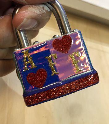 Custom lovelocks only at LOVE STREET gallery