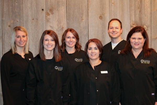 Meet our Team!!  Ashley, Brooke, Rachel, Jade, Dr. Garr, Terri