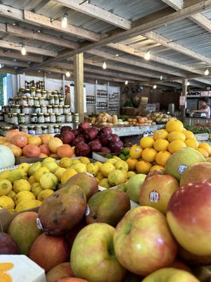 Fresh fruit, vegetables, and preserves, too!