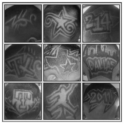 Designs by Juan the Barber at Lone Star Barbershop!