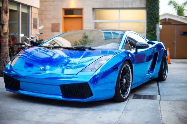 Wrapped in Avery Blue Chrome