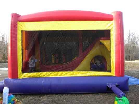 5 in 1 Combo with Bounce area, Slide, Obstacle Course, Tunnel and Climb area