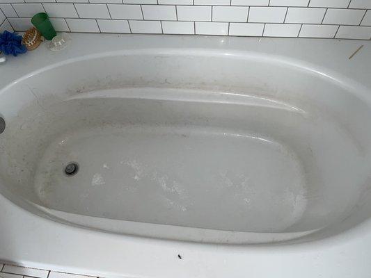 Before picture of a tub