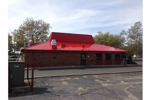 Metal Roof painting / Urethane Coating Retail Store Painting 1-800-538-6723