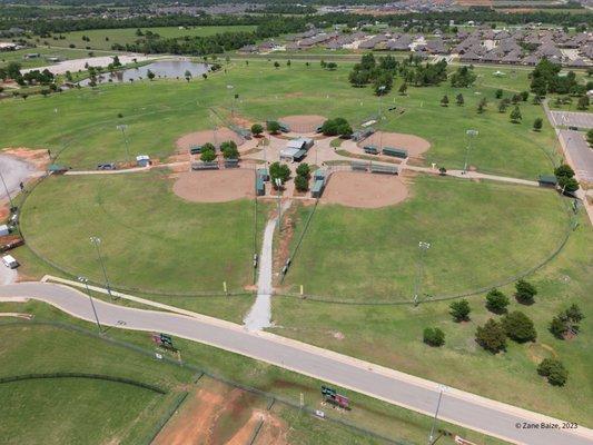 Drone Shot of the Ball Fields