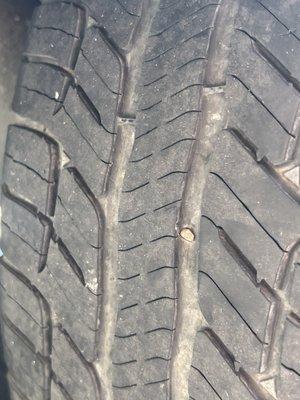 Nail in my tire that they apparently couldn't find?!?