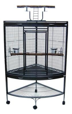 Corner Wrought Iron Bird Cage