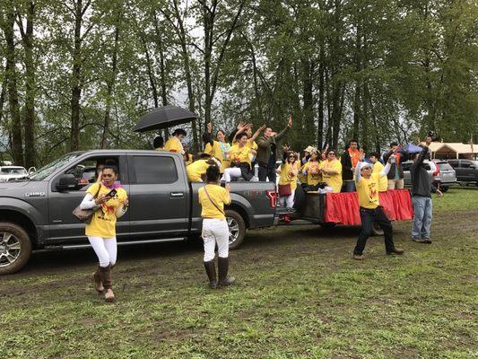 2017 Lao New year celebrations at Watpa Lao woodland temple