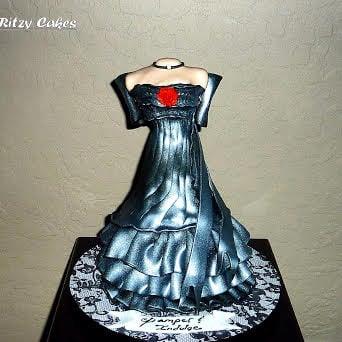 Bridal Shower dress cake