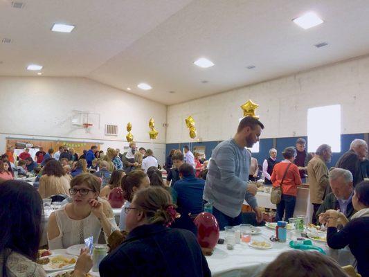 Pascha (Easter) feast as a community on Lamb and yummy food. The feast follows a Lenten 7 week Vegan Fast.