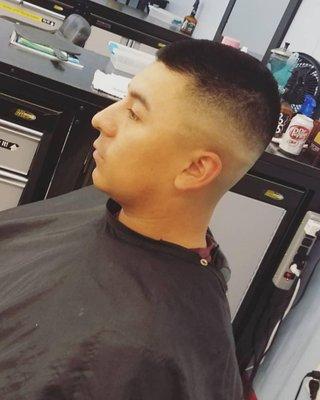 High  skin fade come on in walkins welcome