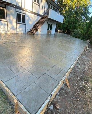 Stamped Patio