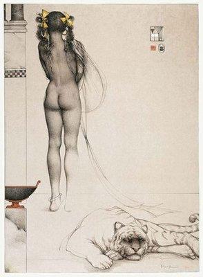 limited edition lithograph by Michael Parkes now at Coast Gallery Laguna Beach #coastgalleryart