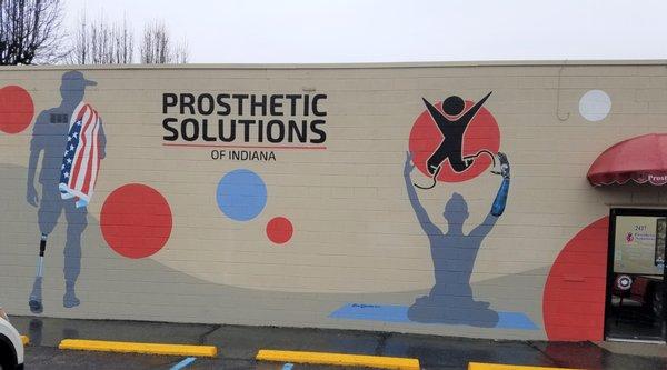 Prosthetic Solutions Mural by Blice Edwards 2020