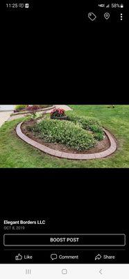 Decorative Concrete curbing