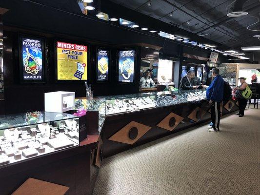 Miners Gems on princess dock- Juneau