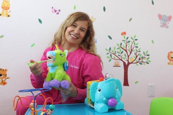 Dr. Jina the lead dentist and owner of Kids Smiles Dentistry