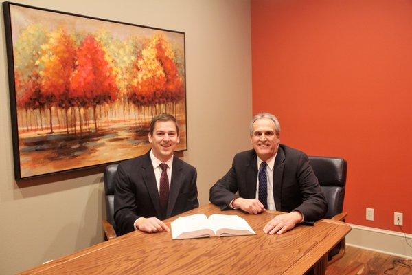 Fort Dodge Attorneys Ryan A. Kehm and Mark R. Crimmins of the Crimmins & Kehm Law Firm.