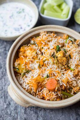 Vegetable biryani