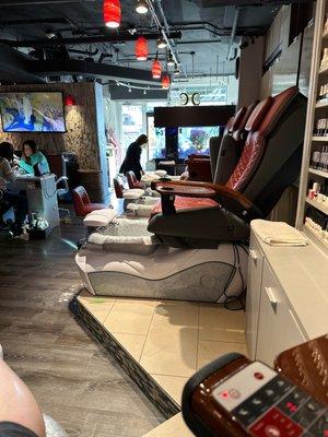 Pedicure chairs