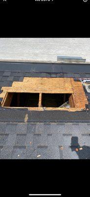 Roof vent repair