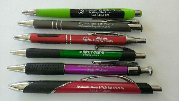 Some of the ink pens that we have done