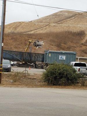 Recycling yard