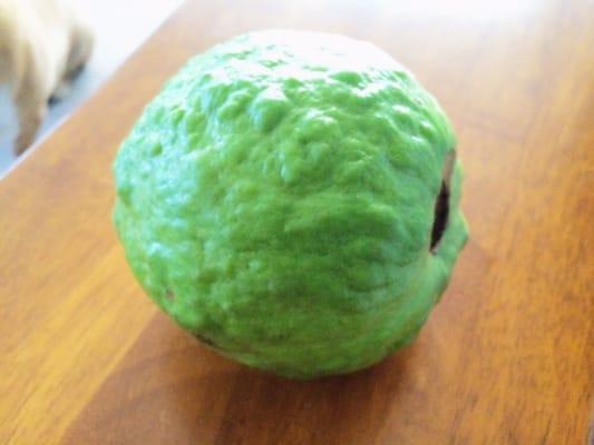 Green Guava. I see you & now I'm gonna eat you!