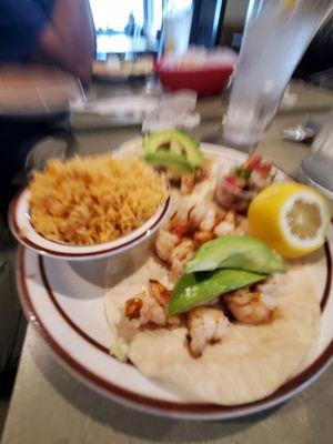 Shrimp tacos