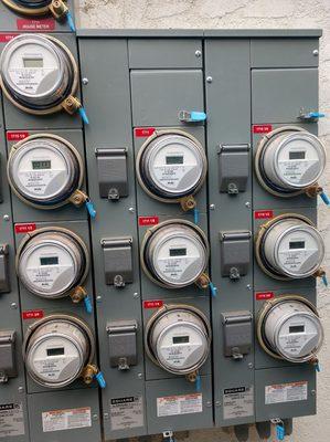 Complete rewire in apartments and meter panel 600amps replaced.