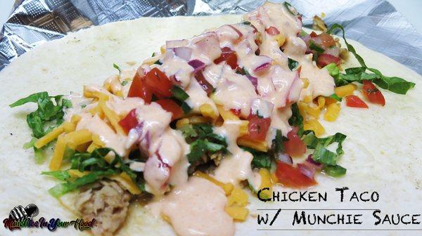 2 Chicken Taco's topped with our House Made "Pineapple Pico"