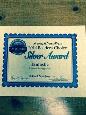 2014 Silver Readers' Choice Award