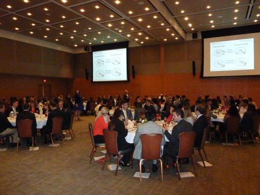 Dining and business etiquette training for Spears School of Business