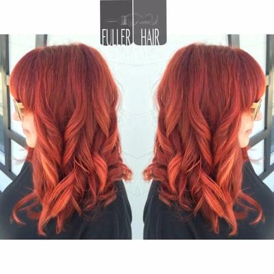 Vibrant dimensional copper red