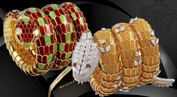 Magnificent collection of Serpenti watches by Bulgari