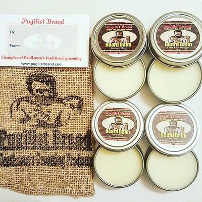 Beard Balm Kit Bag. Order online at www.pugilistbrand.com