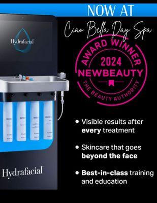 NEW HydraFacial (TM)  
Get the best skin of your life with the #1 Facial Treatment machine in the country!