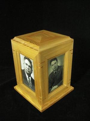 Seasons Photo Urn in Elm