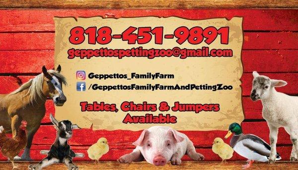 We offer some of the cutest farm animals and Pony for your next event . Contact us today!