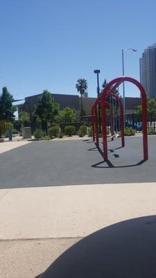 Swing set at the park