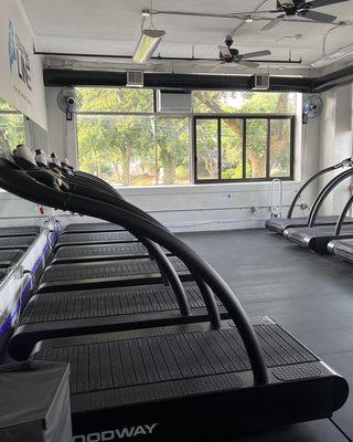 EPOCH Fitness is co-located with Starting Line PT & Performance. Here are some of their awesome treadmills.