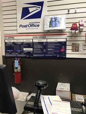 USPS in the Shell station!!