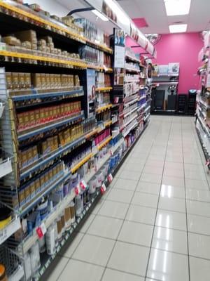 Aisle of products