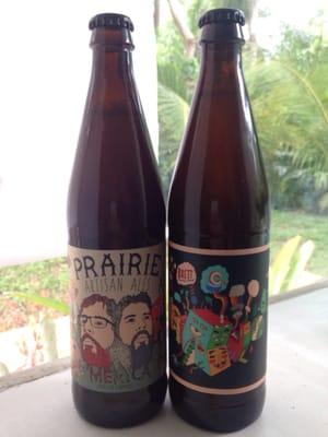 These labels tho' on the Prairie Artisan Ale's