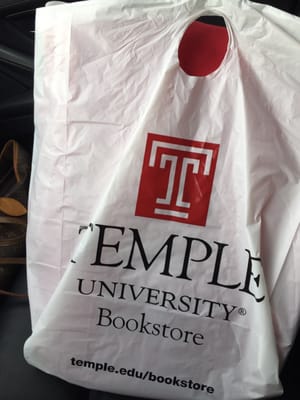 Even after 25 years, I can't stay out of BARNES & NOBLES on campus! All things Temple! #tumf #templemade